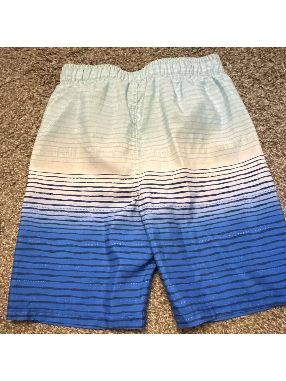 iXtreme Boys Swim Shorts Size 6 Striped Elastic Waist Drawstring [COPY]